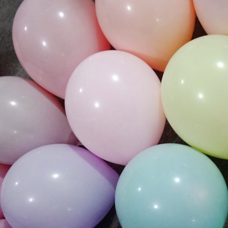100 macarons ballon pastel fest gummi balloner guirlande farverig slik fødselsdag bryllup fest dekoration ballon bue