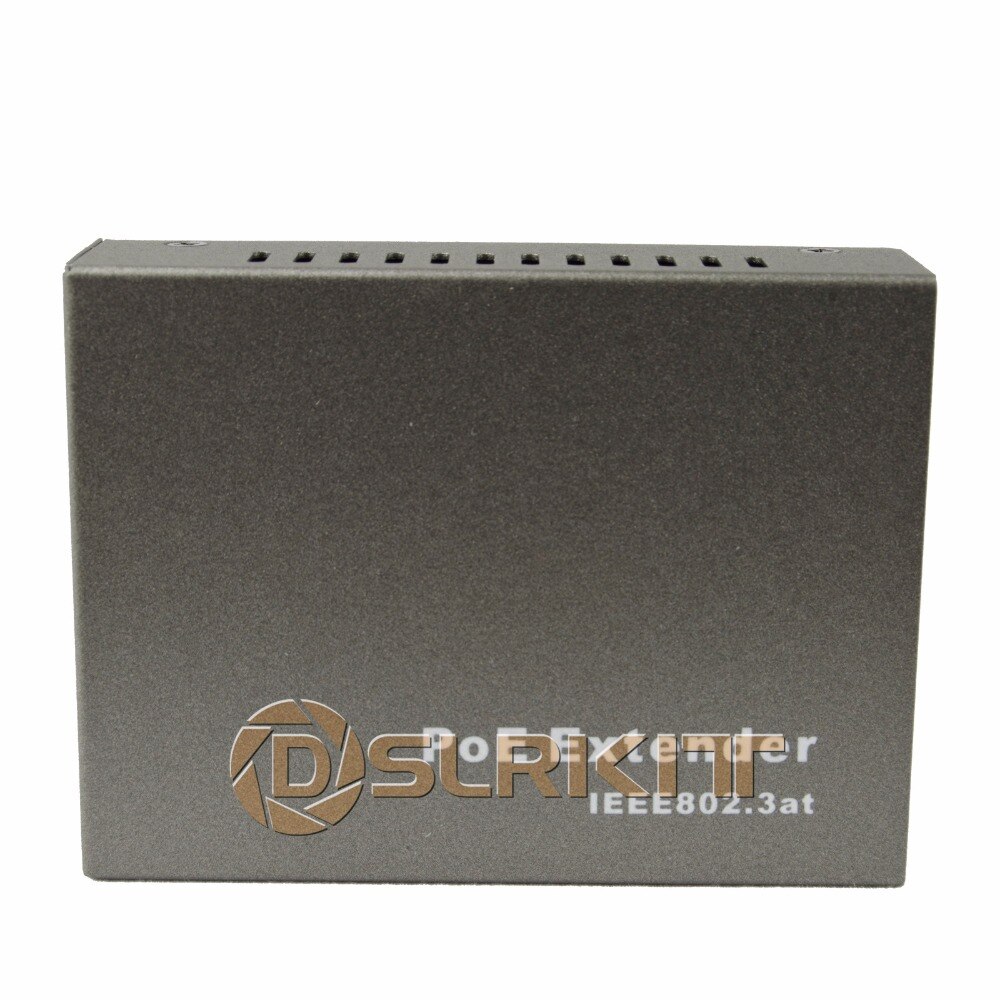 DSLRKIT Gigabit PoE Extender 100-400meter 802.3at Power over Ethernet Repeater 1000Mbps