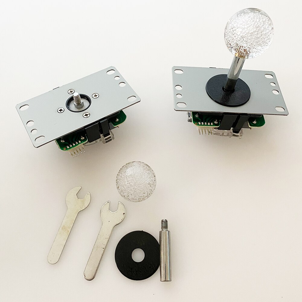 Sanwa-mando para consola de videojuegos, caja de Juego de 2 piezas, joystick, arcade,: 2-Crystal ball-stick