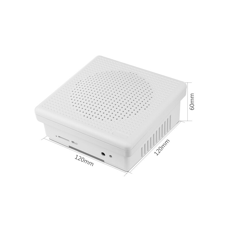 Triggerable MP3 Player 4 Trigger MP3 Audio Player Wall Speaker with 10Watts Amplifier 4 Button Triggered MP3 Sound Player