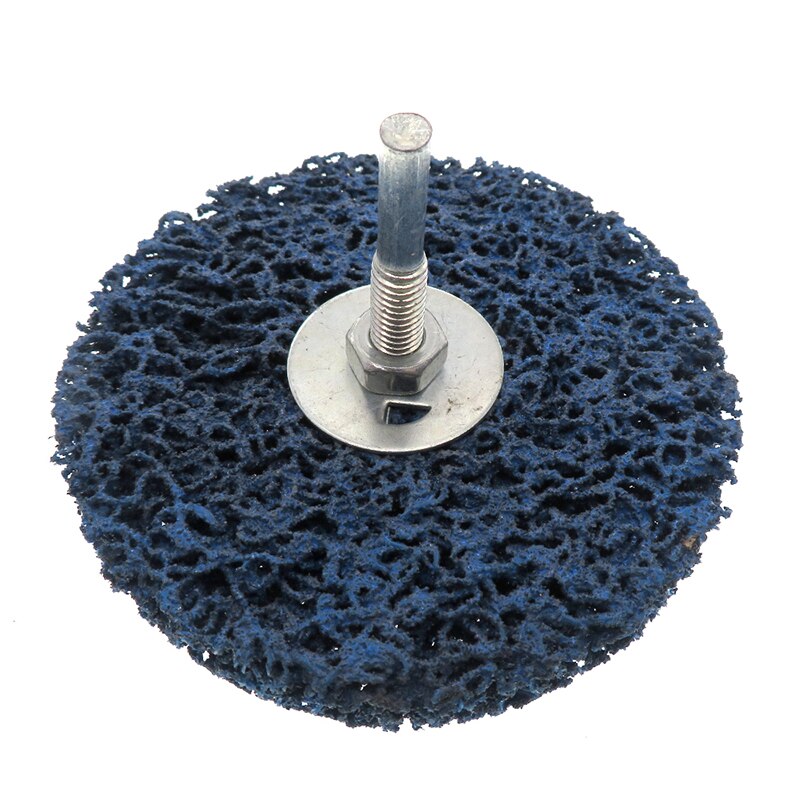 3pcs Strip Discs Abrasive wheel Paint Rust Removal Clean Grinding Wheel Paint Rust Removal Clean For Angle Grinder: 4inch blue