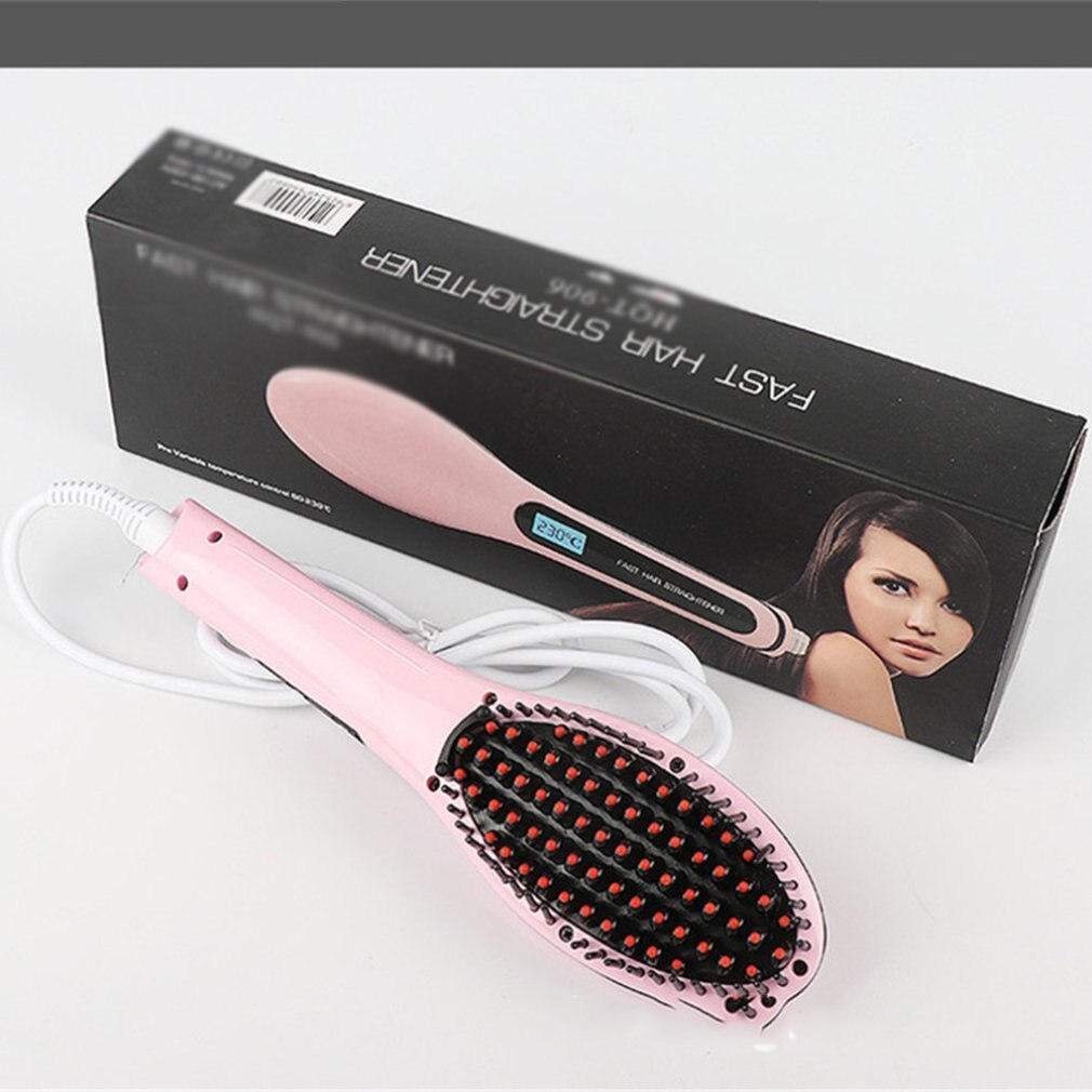 Fast Electric pull Large Panel Straight Iron Does Not Hurt Electric Hair Brush