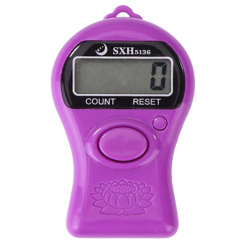0-99999 pantalla LCD contador de dedos LED luminoso contador de Cuentas electrónico: D1