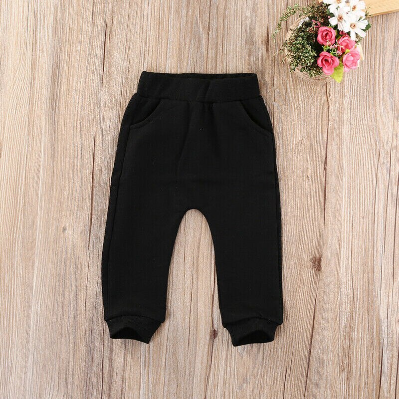 Leuke Baby Baby Jongens Meisjes Kleding Katoenen Kleding Losse Lange Broek Bottoms Kids Broek