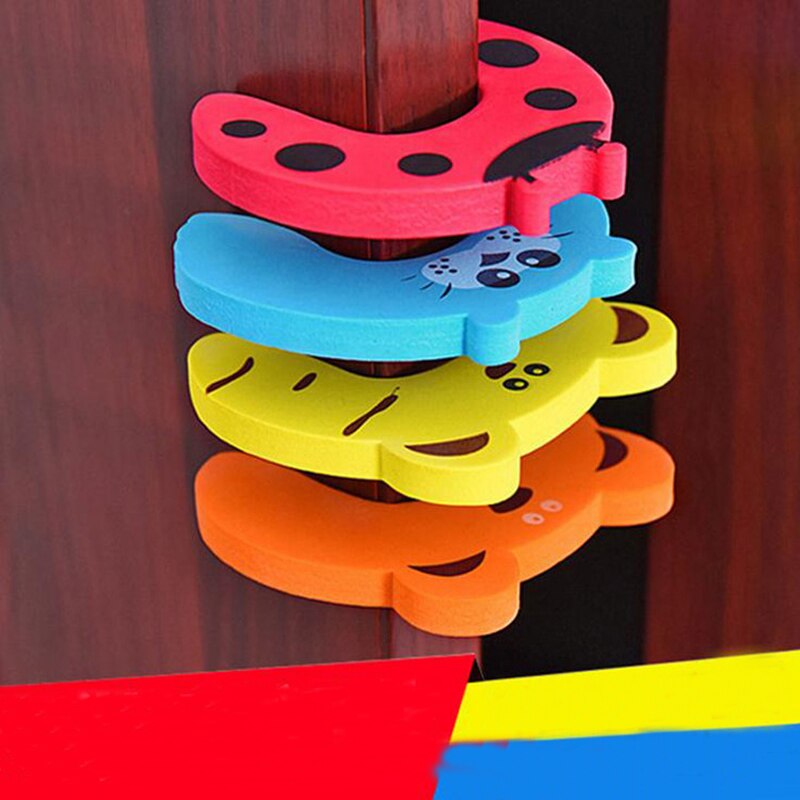 3pcs Baby Protector Door Stops Stopper Protection From Children Furniture Cartoon Exit Card Door Clamp EVA Door Blocked Safe Kid