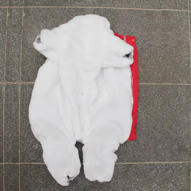 Haustier Hund Baumwolle Kleidung Plus Vlies Wasserdichte Winddicht Verdicken Pitbull Teddy Bulldogge Schneeanzug Winter Haustier Vierbeinigen Kleidung