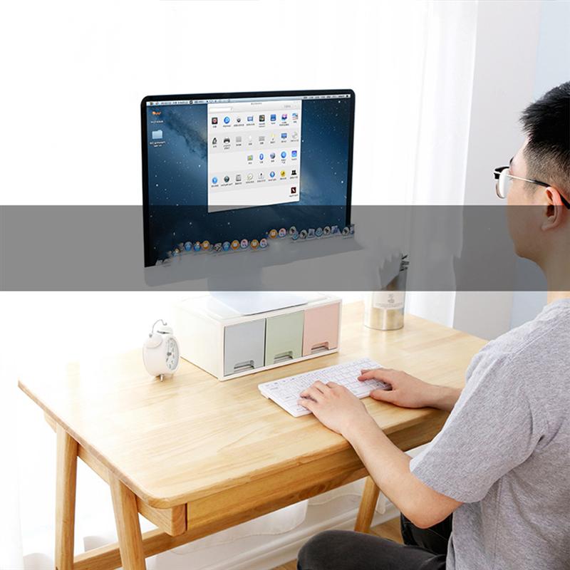 Computer Display Plint Multifunctionele Desktop Monitor Stand Computer Scherm Riser Laptop Tv Standhouder Desktop Storage Case