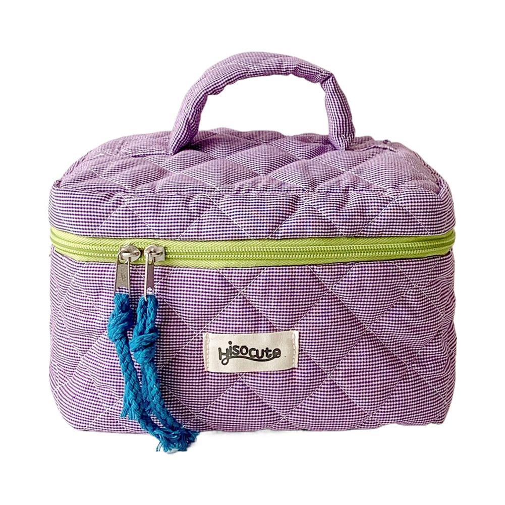 Portable Cosmetic Bag Cute Simple Makeup Bag Multipurpose Travel Handbag Wash Bag Toiletry Bag Storage Organizer: GRAY