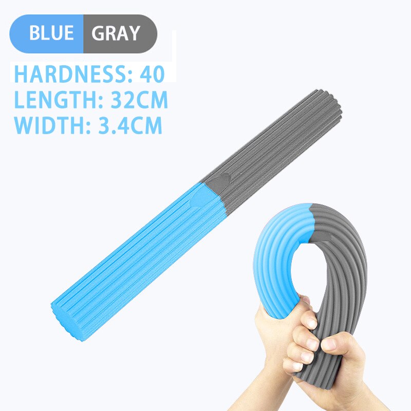 Arm Trainer Muscle Relaxation Equipment Arm Workout Blaster Bodybuilding Equipment Exercise &amp; Fitness/strength Training For Home: Grey Blue