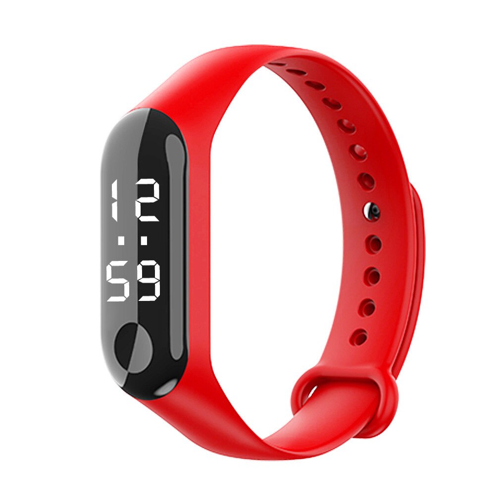 Digital Led Sports Watch Unisex Silicone Band Wrist Watches Men Women Digital Display Smart Watch: G