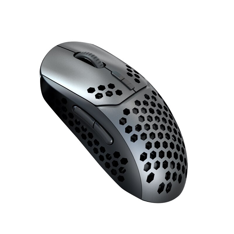 Wireless Gaming Mouse Bluetooth 5.0+2.4G Mouse Gamer Rechargeable 2400DPI Optical Ergonomic Computer Mouse Wireless For Laptop: X8F Wireless gray