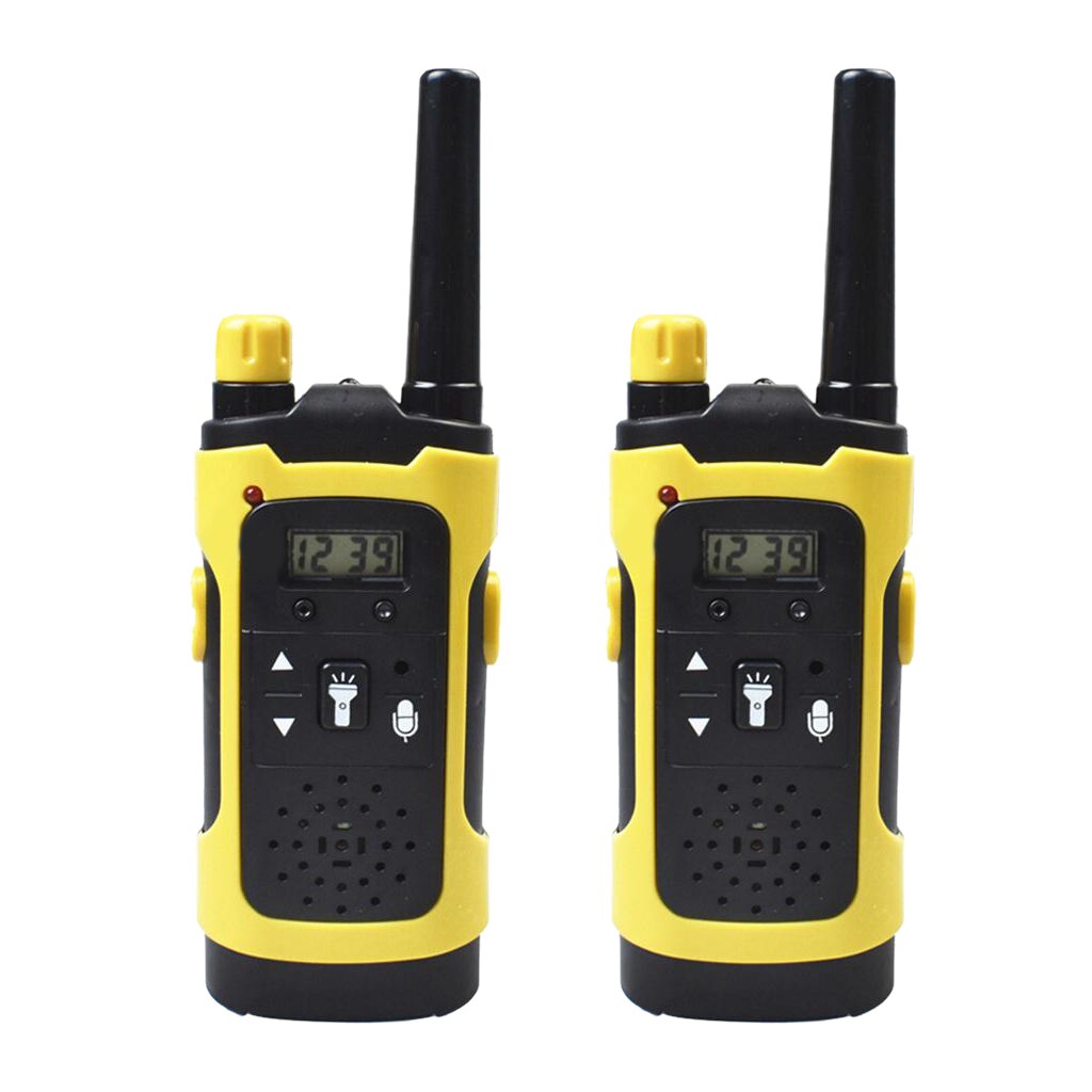 2Pcs Walkie Talkies for Kids Two Way Radios Handheld Mini Kids Walkie Talkies for Best Kids Toys: Yellow