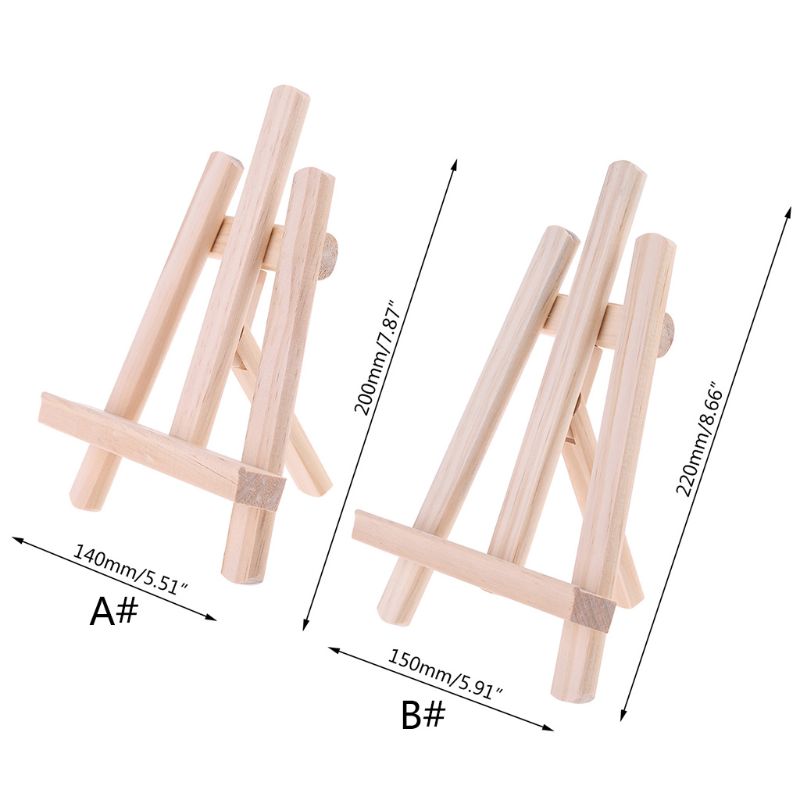 Wood Table Easel Tablets Stand Easel Painting Craft Wood Stand For Decoration