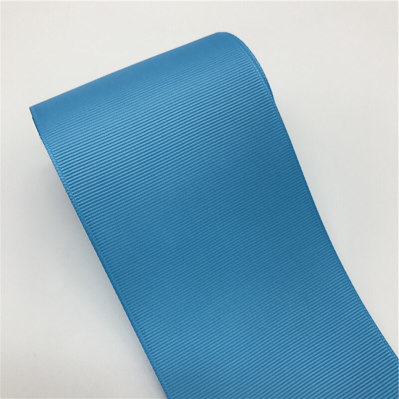 5Yards 3" 75mm Grosgrain Ribbon Bow Hair Party Wedding Christmas Decoration DIY Wrapping: Sky Blue