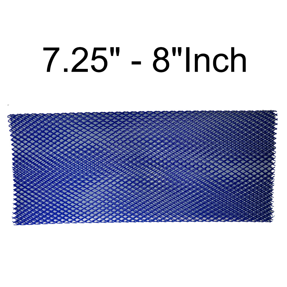 6.9"-8" Heavy Duty PVC Scuba Diving Tank Protective Mesh Dive Cylinder Tank Mesh Protection: 8Inch Blue