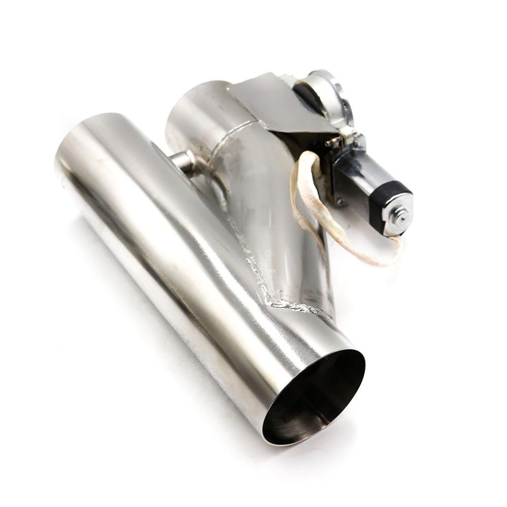 Single Opening Integrated Y-type Exhaust Valve Electric Exhaust Downpipe Electronic Stop Valve Remote Control