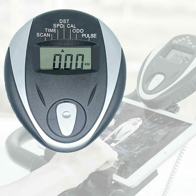 1pc velocímetro monitor para bicicletas estacionárias computador de bicicleta de exercício com rastreador de freqüência cardíaca anti-reflexo velocímetro lcd