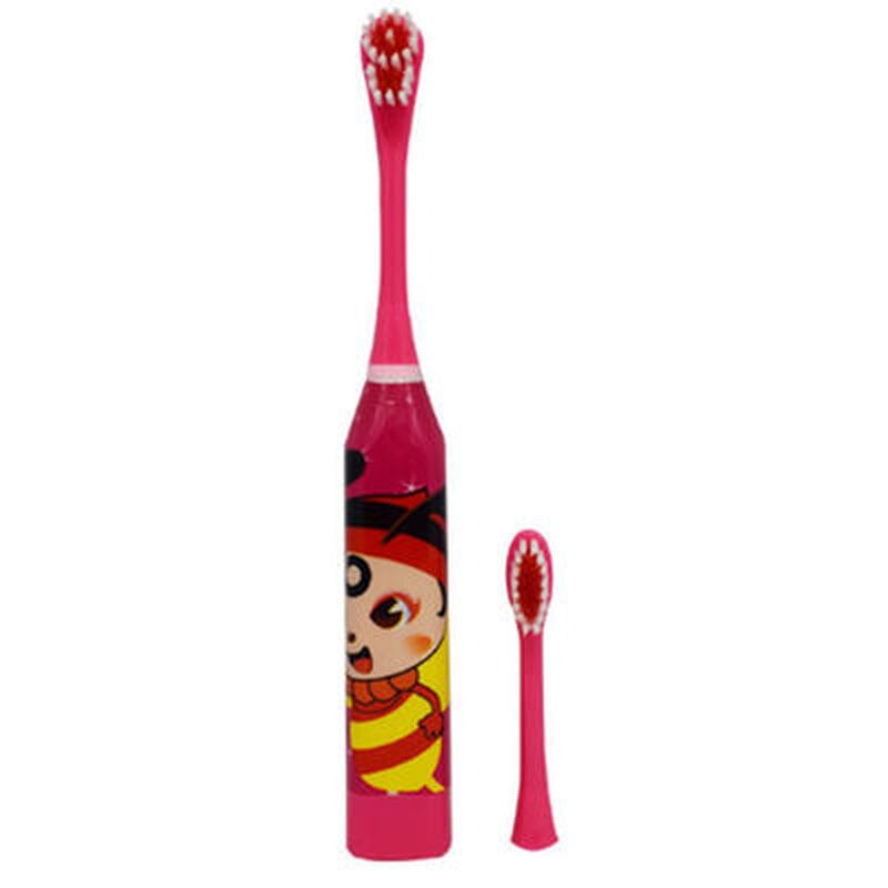 Children Cartoon Electric Toothbrush Double-sided Toothbrush Electric Toothbrush Replaceable Brush Heads Electric Toothbrush: D