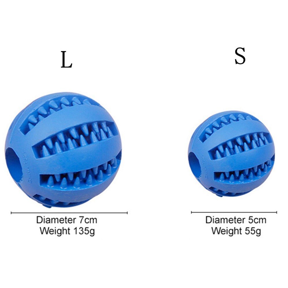 Jouets en boule pour chiens d'animaux 5CM 7CM | Boule de jouet non toxique résistant à la morsure pour chiens de compagnie, produits de friandises, boule de nettoyage des dents, produits pour animaux de compagnie