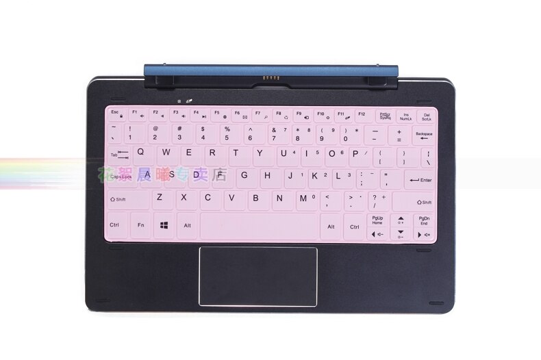 For Cube iWork 10 Windows 10+Android 5.1 Flagship Silicone laptop keyboard protector cover CDK-05 skin For Cube iwork10 10.1inch: allpink