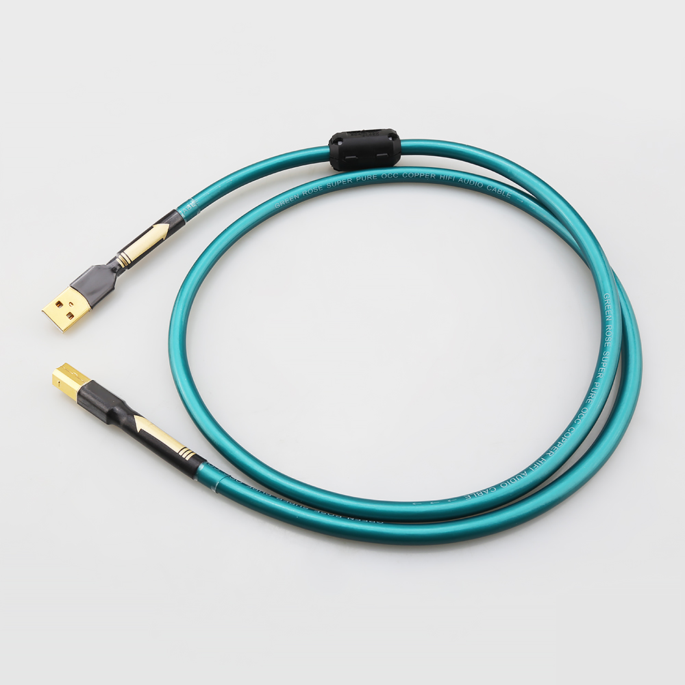 Audiophile OCC USB A To B Cable HiFi USB Audio Video Cable DAC PC