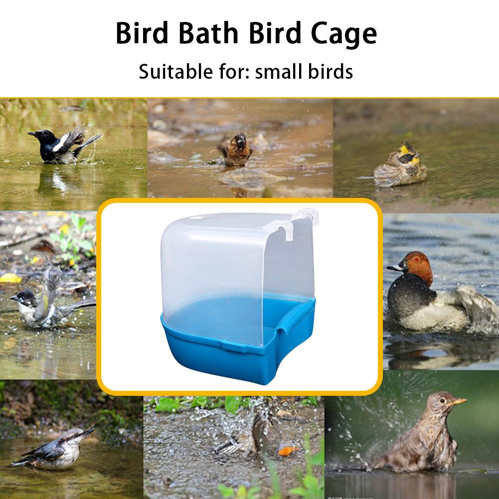 Parrot Bathing Outdoor Bathing Bird Bathing Basin Bath Bird Cage Parrot Supplies For Small Birds Canary Budgerigar