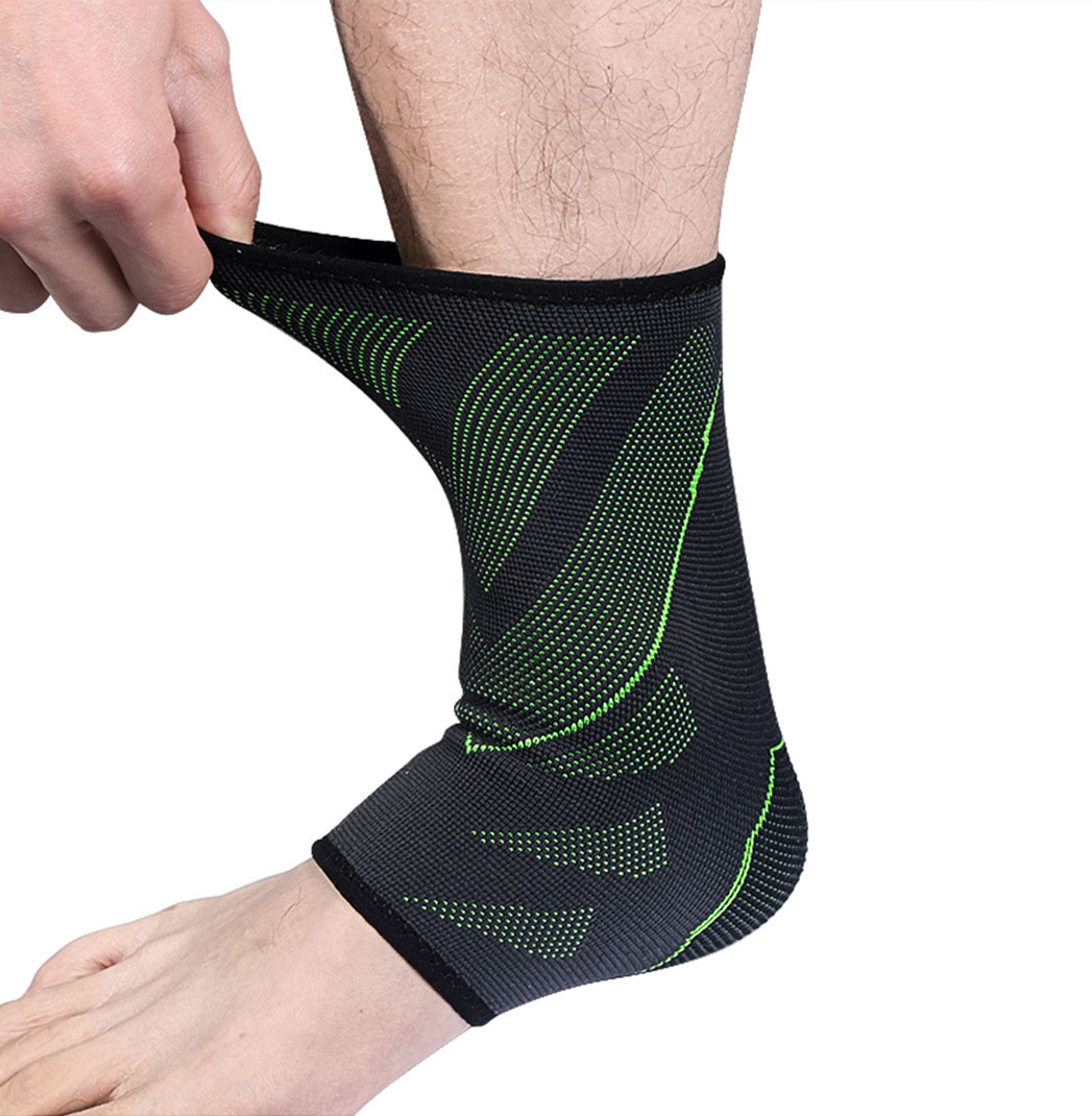 YYTZM 1 Paar Knöchel Unterstützung Nicht-Slip Silikon Ankle Brace Schutz Atmungsaktiv Gym Sport Fußball Anti-Verstauchten Knöchel protector