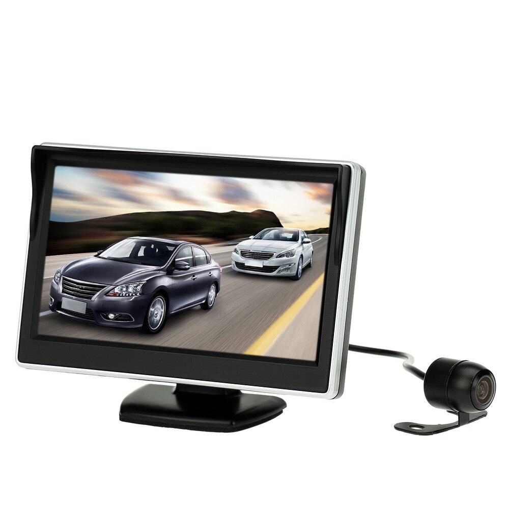5 Inch TFT Display Car Monitor Auto Achteruitrijcamera Reverse Camera Backup Reverse System + HD Camera Parkeerplaats – Grandado