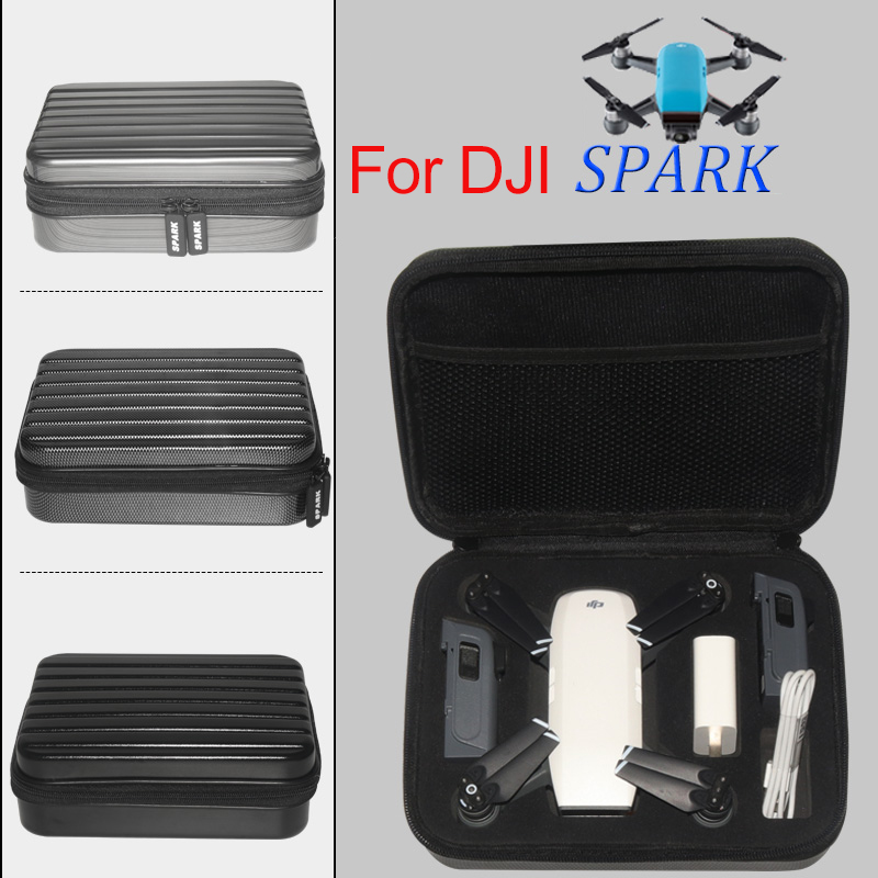 Mais recente Caso Capa Dura Bolsa de Transporte À Prova D' Água Caixa de RC Peças De Reposição Para DJI Quadcopter fibra de carbono Faísca drawbench escolher