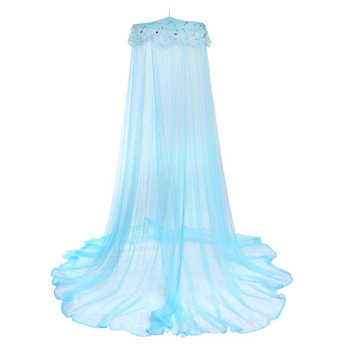 Canopy Mosquito Net For Double Bed Mosquito Repellent Tent Insect Reject Canopy Bed Curtain Bed Tent: blue