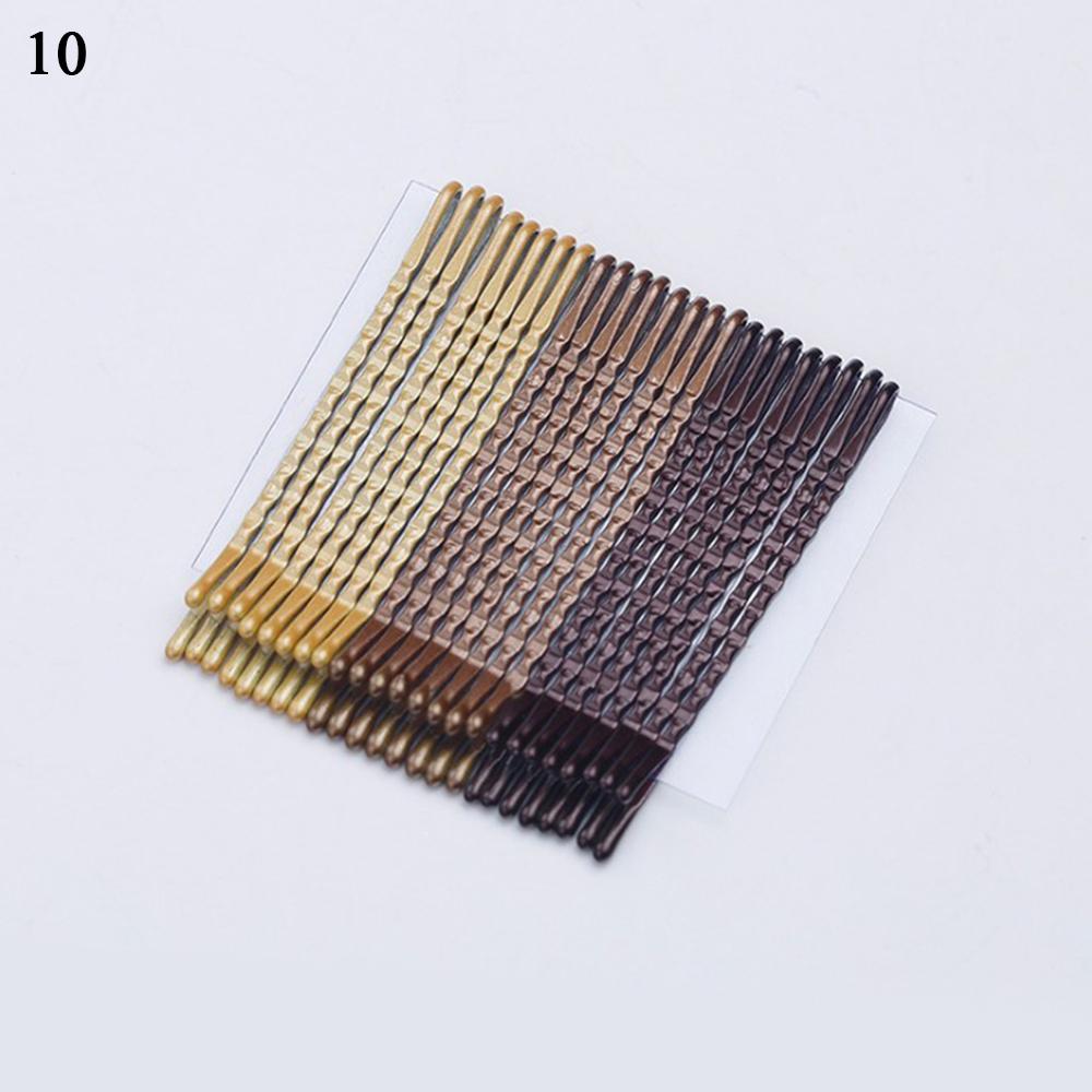 Pince à cheveux Invisible Wave pour femmes | 24 pièces/ensemble épingles à cheveux noires, Barrette pour cheveux, accessoires