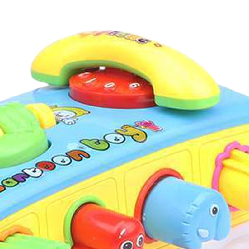 Baby Toy Fun Bus Bump And Go Car Play music lights, Early Education for 2 - 3 Year Old Girls Boys Toddlers