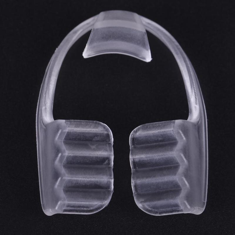 Silikon anti snarkning bruxism munskydd sömn munskydd skena knyta boxning sporttandskydd