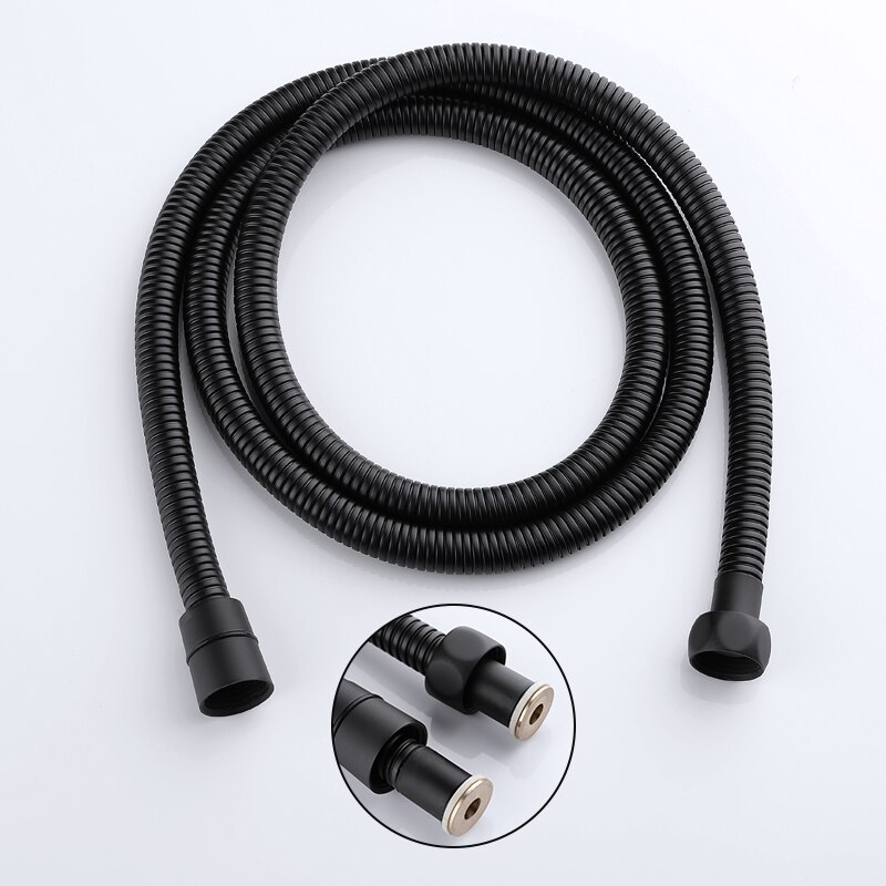 Bidet Shower Black Bathroom Toilet Bidet Faucet Wall Mounted Washer Mop Tap with Shattaf Holder Bracket and Spring Hose PVD Hose