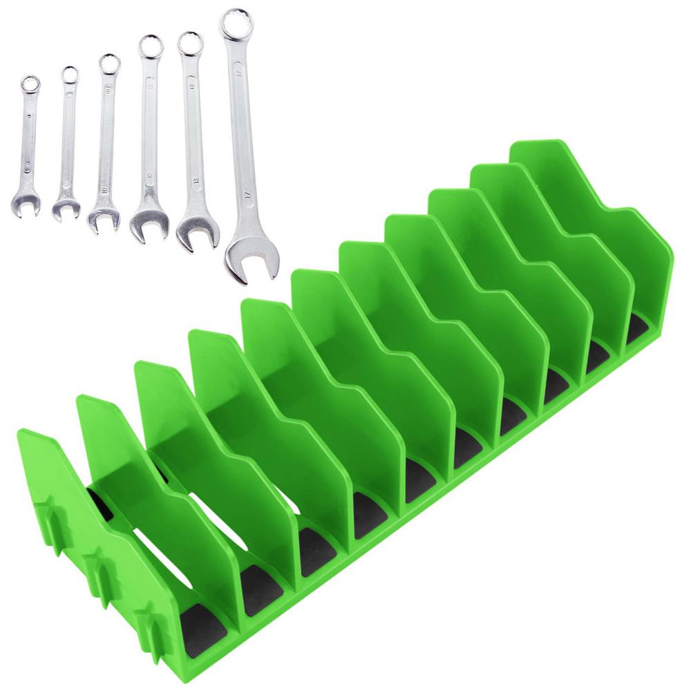 Tang Organizer Rack Set, 10 Slot Tangen Spanner Compact Handgereedschap Schroevendraaiers Rack, TangOrganizer Met Antislip Rubberen Basis, P-lier Opbergstandaard, Slot Tanghouder Met Verstelbare
