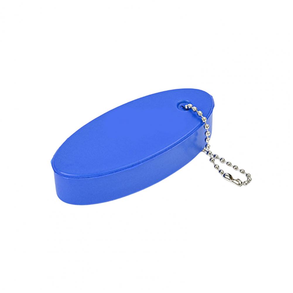 Float Keyring Waterproof Vinyl Foam Oval Float Key Rings Pendant Buoy Key Chain for Boating Fishing Surfing: Blue