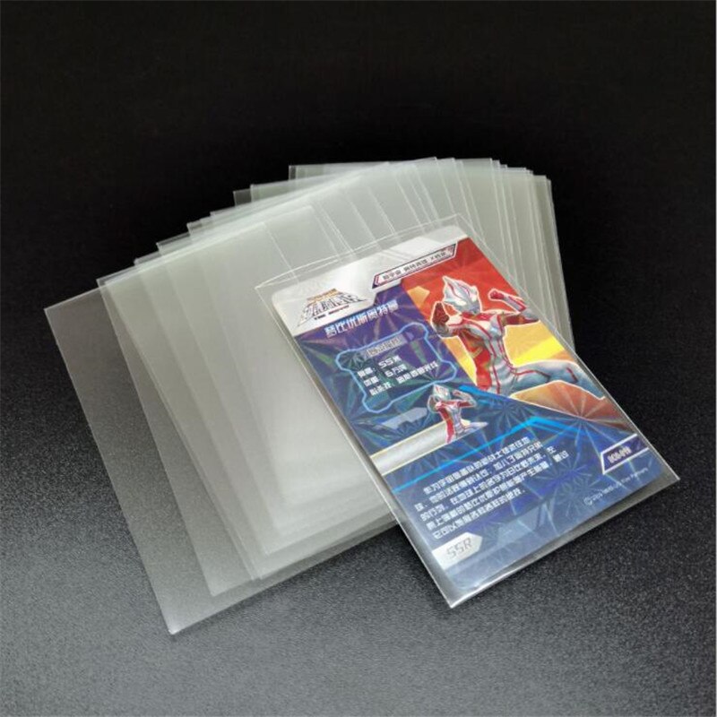 100 stk 6cm x 9cm matte kort ærme kortbeskytter til magisk kortcover gennemsigtig kortholder