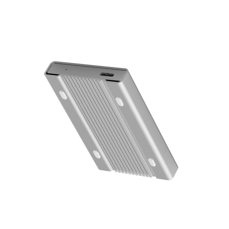 Blueendless Silver HDD Sata to USB 3.0 Hard Disk Enclosure Aluminum 2.5' Caddy Case for Desktop External Hard Drive&30