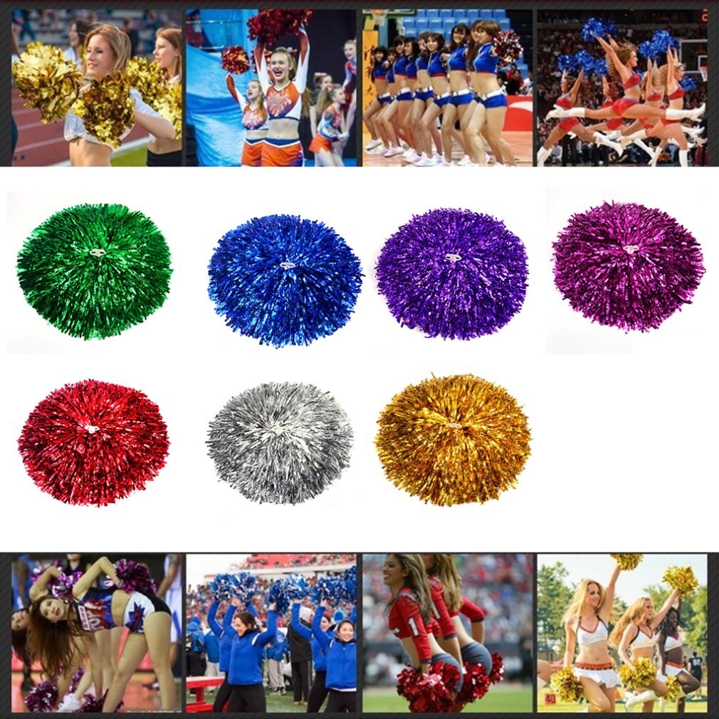 Cheer Dance Sports Supplies Competition Cheerleading Pom Poms Flower ...