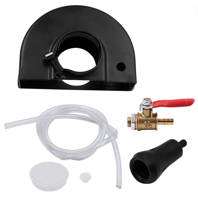 Angle Grinder Shield Set With Faucet Angle Grinder Machine Base Cover With Pump For DIY Woodwoking Tool Angle Grinder Protection: 1cover kit