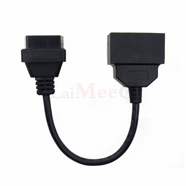 For Toyota 22Pin to OBDII 16Pin Female Connector Adapter Cable DLC Lead For Toyota 22 Pin Female to OBD2 16 Pin