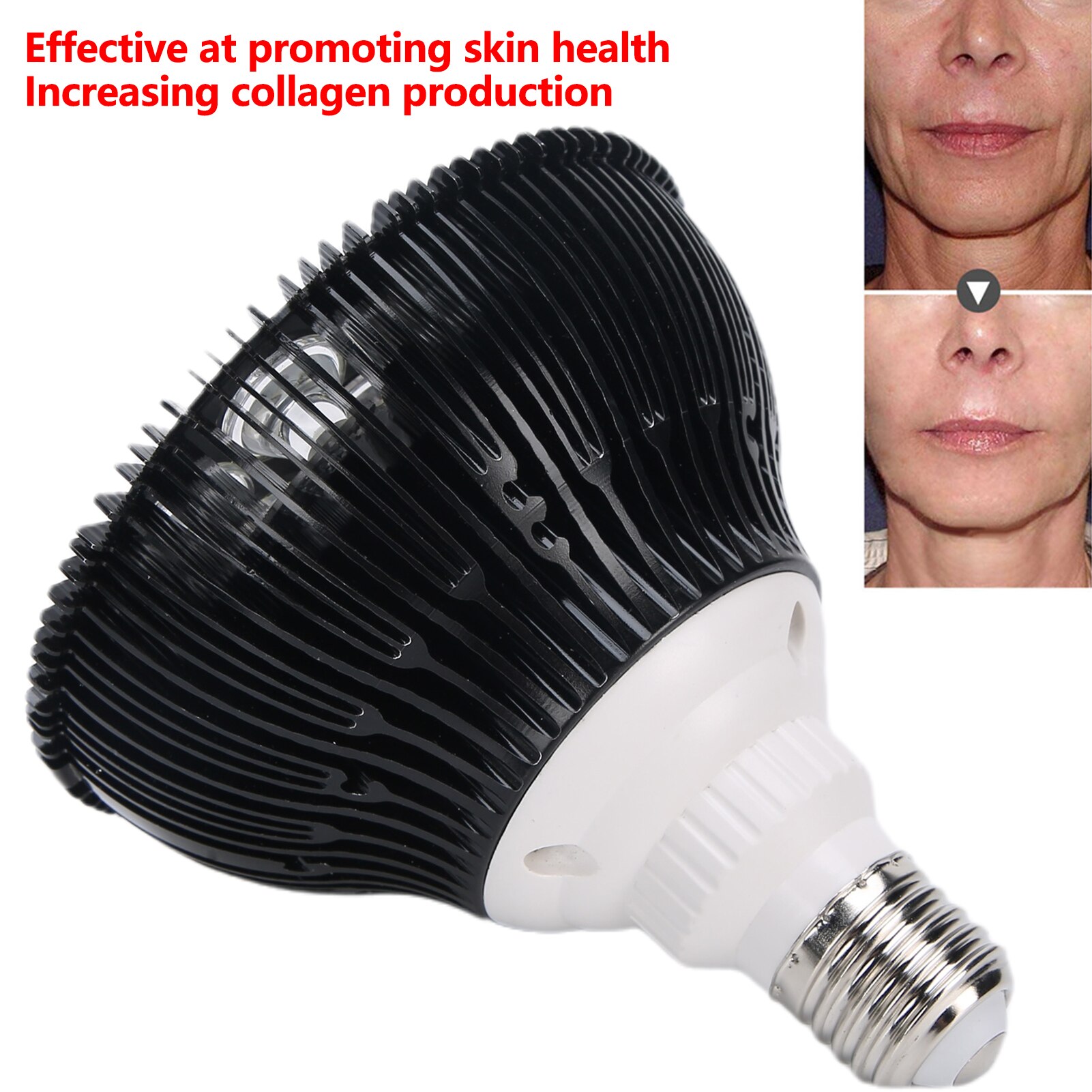 54W LED Red Infrared Therapy Light Bulb 660nm/850nm With Remote Control Back Shoulder Physiotherapy Lamp Pain Relief Health Care