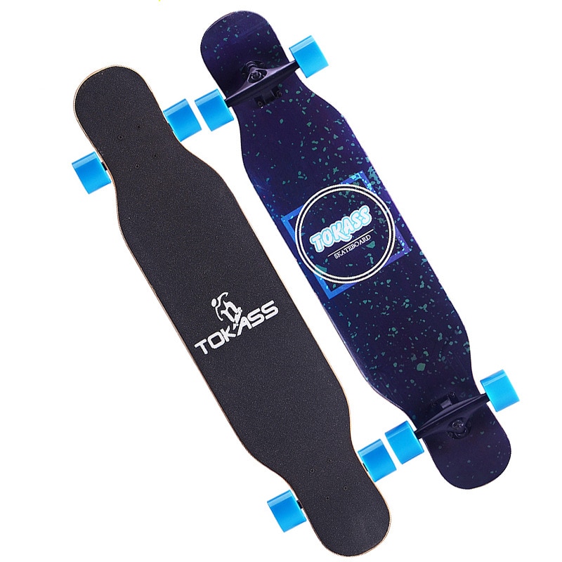 Jungen und Mädchen Skateboard Anfänger Lange Gremium Erwachsene Pinsel Hüfte-hüpfen Bord vier-Rad Doppel-Neigung Holz Skateboard