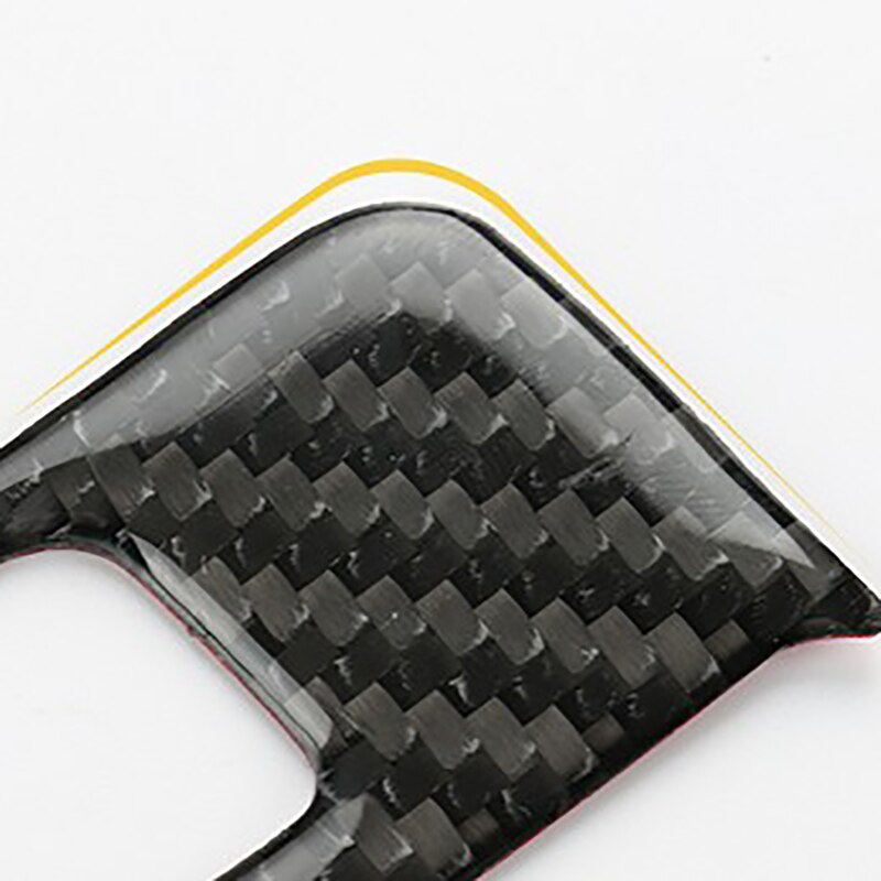 for A3 S3 Carbon Fiber Console Gear Shift Box Panel Display Sns Cover Trim Decorative Car Accessories