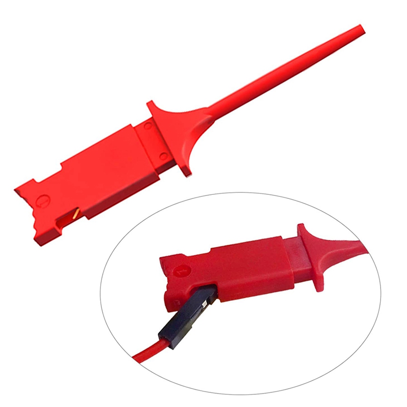 Mini Grabber SMD IC Test Hooks 12PCS Flat Test Clips For Electrical Testing 6 Colors