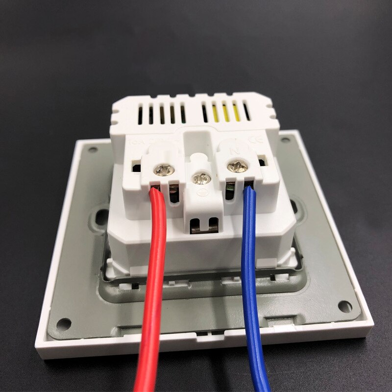 146 / 86mm European standard wall power socket German French socket with dual USB ports output socket plug