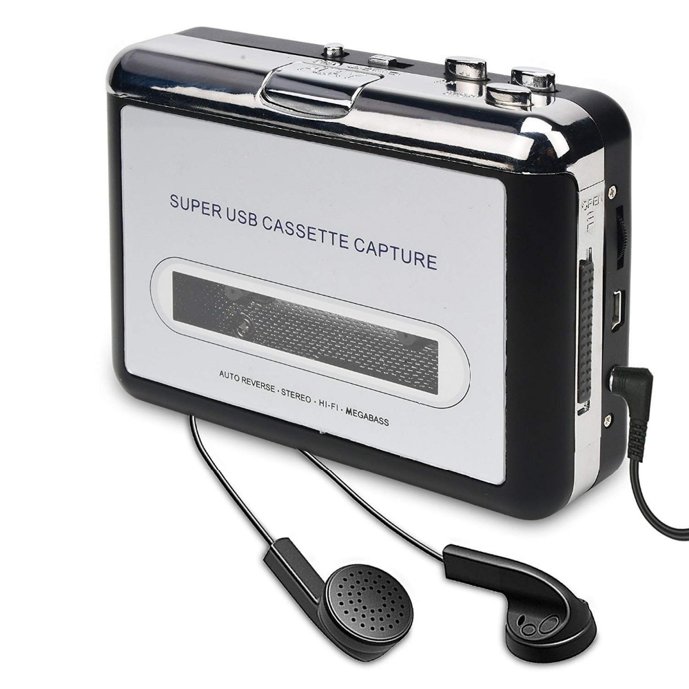 Cassette Speler Cassette Naar MP3 CD Converter Via USB, Draagbare Cassette Tape Converter