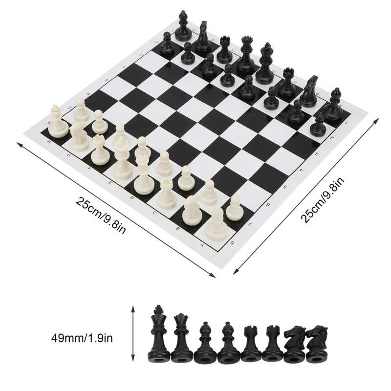 Checkers Set Chess Set 2 in 1 Travel Board Games Set Portable Chess and Checkers Set for Kids and Adults Chess Board Game