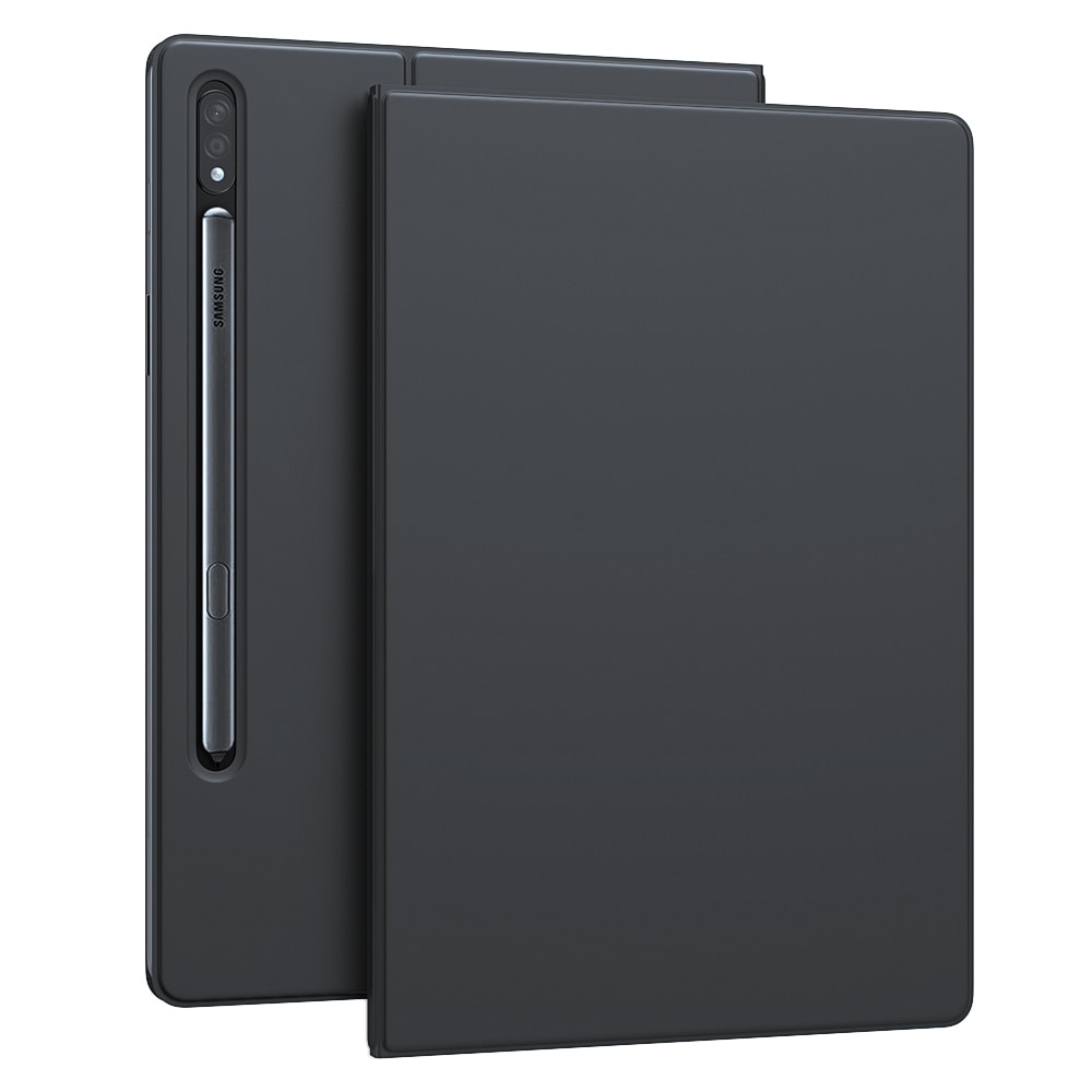 Etui til alle samsung galaxy tab  s7 plus 12.4 in tablet (sm -t970/t975/t976), stærk magnetisk tredobbelt stativ cover cover til  s7p