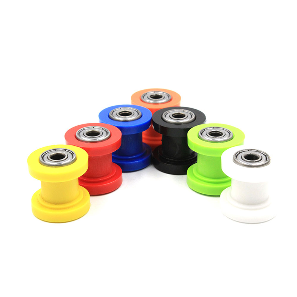 Piñones de guía de rodamiento, polea de rodillo, guía de tensor de rueda para Pit Dirt Bike, Motocross, ATV, CRF, CR, XR, 7 colores, 8MM, 10MM,